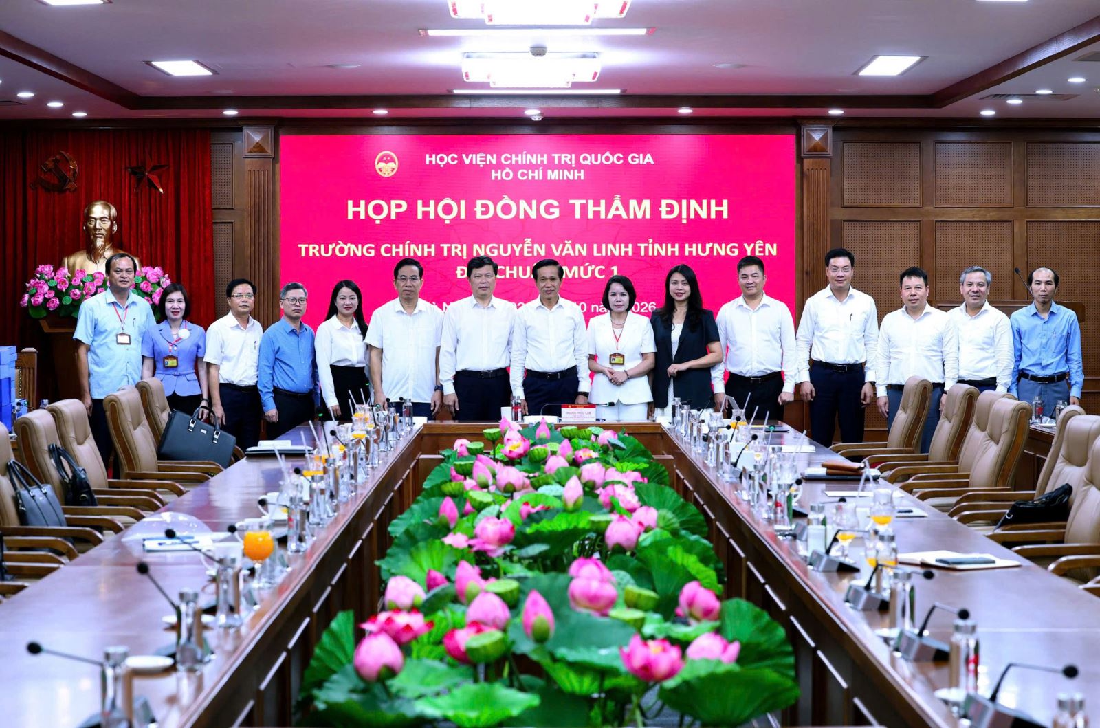 Đạt chuẩn mức 1 - Dấu mốc quan trọng trong quá trình phát triển của Trường Chính trị Nguyễn Văn Linh  tỉnh Hưng Yên