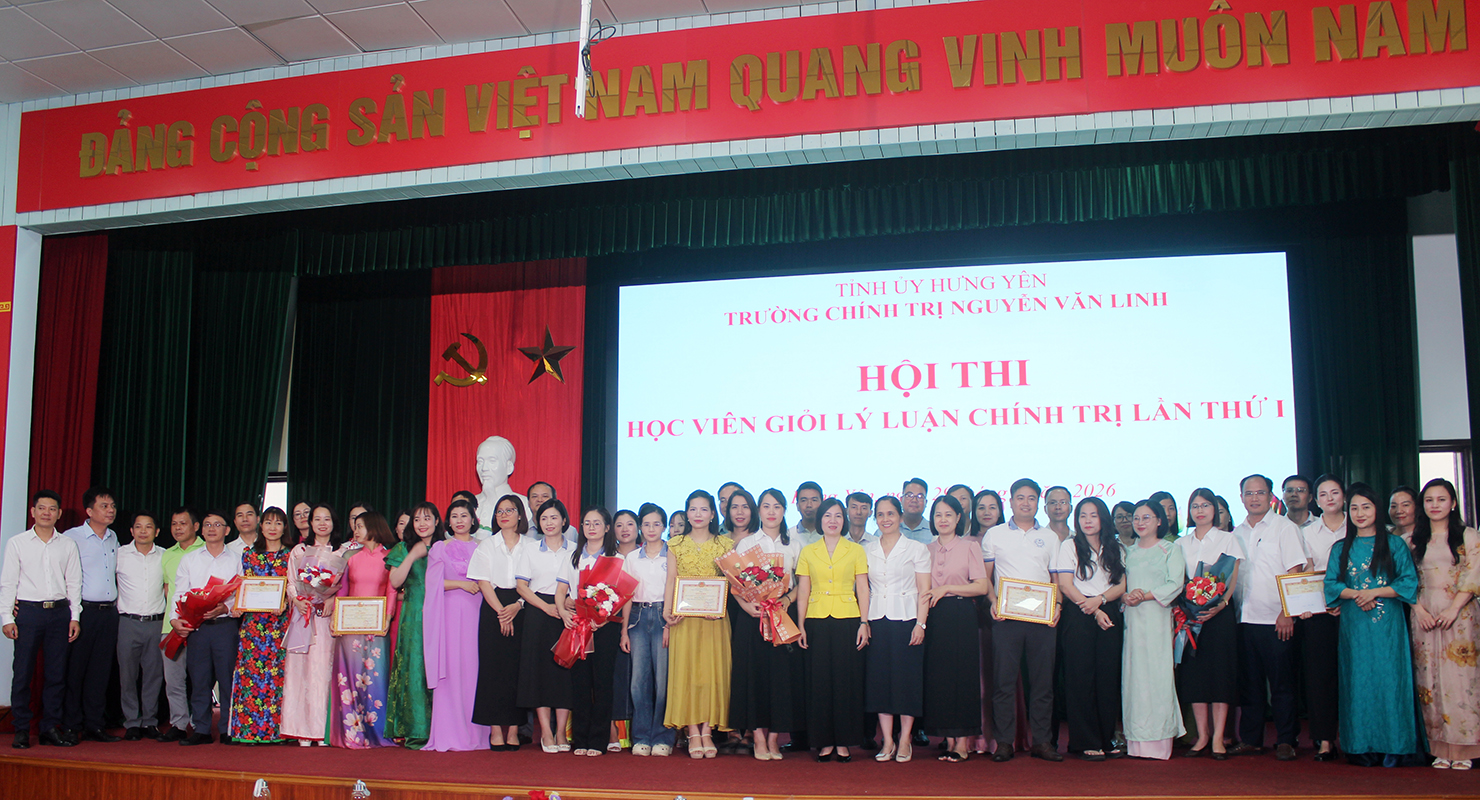 Trường Chính trị Nguyễn Văn Linh tổ chức thành công Hội thi “Học viên giỏi lý luận chính trị” lần thứ I năm 2026