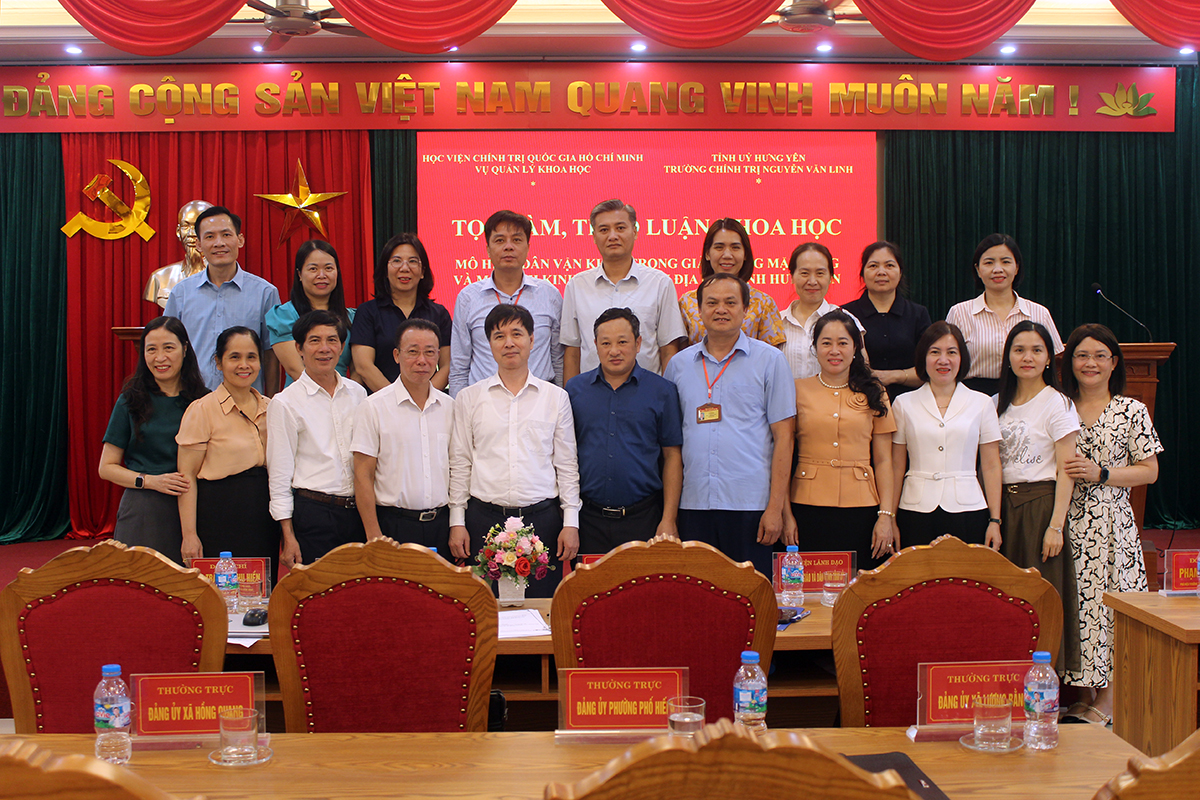 Tọa đàm Khoa học về mô hình dân vận khéo và kinh tế mới 
