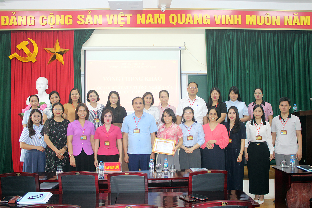Chung khảo Cuộc thi “đề xuất ý tưởng nghiên cứu đề tài khoa học cấp tỉnh năm 2026”
