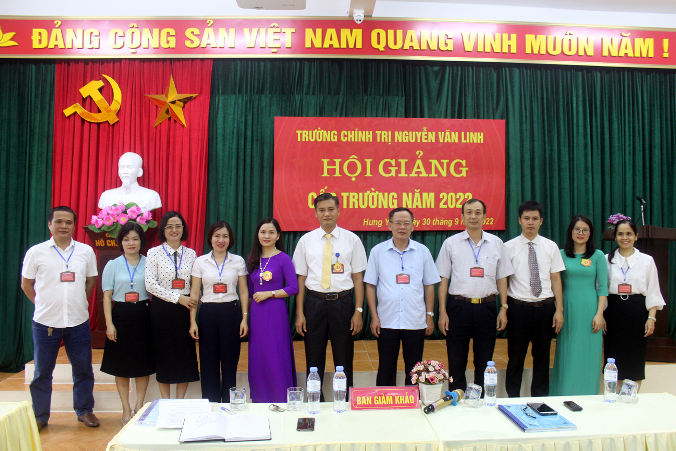 Hội thi giảng viên dạy giỏi trường Chính trị Nguyễn Văn Linh năm 2022