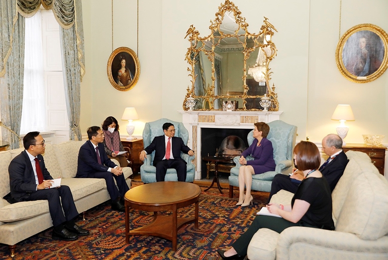 Thủ tướng Phạm Minh Chính gặp Thủ hiến Scotland Nicola Sturgeon 