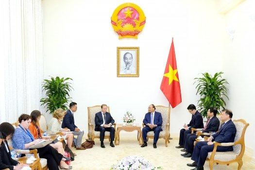 Thủ tướng Nguyễn Xuân Phúc tiếp Đại sứ, Trưởng phái đoàn Liên minh châu Âu