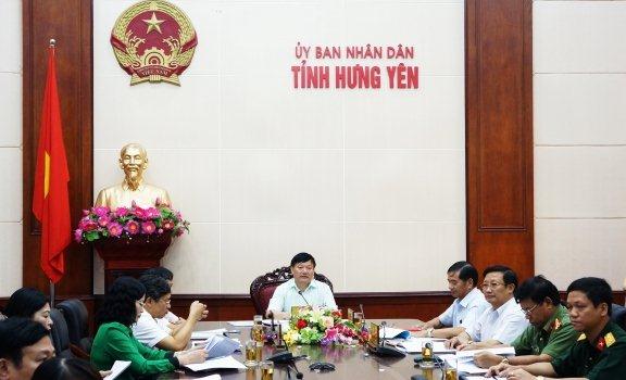 UBND tỉnh Hưng Yên đánh giá tình hình phát triển kinh tế - xã hội 6 tháng đầu năm 2018.