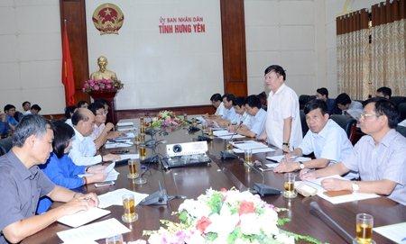 Đoàn công tác của Bộ Giao thông Vận tải làm việc tại tỉnh Hưng Yên về tiến độ thực hiện một số dự án giao thông